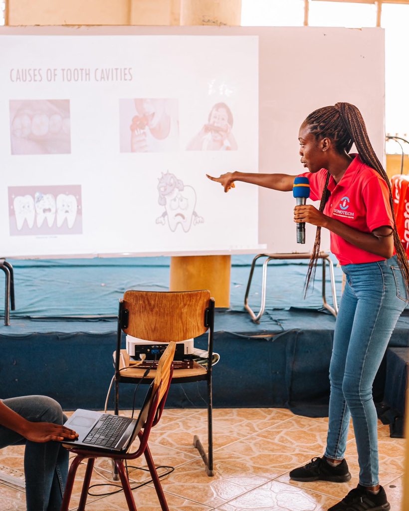 Sonotechgh's tweet photo. Throwback to our Dental Outreach to Hazel Way Int School for our Lovely Smile Campaign.

Special thanks👏🏼to @Colgate for their unwavering support🤲🏼.

Join us at our West Hills Mall branch on Monday for free 🆓dental screening🔎 to mark World Oral Health Day🌎
#TBT #DentalOutreach https://t.co/iqy1Nc2jTL