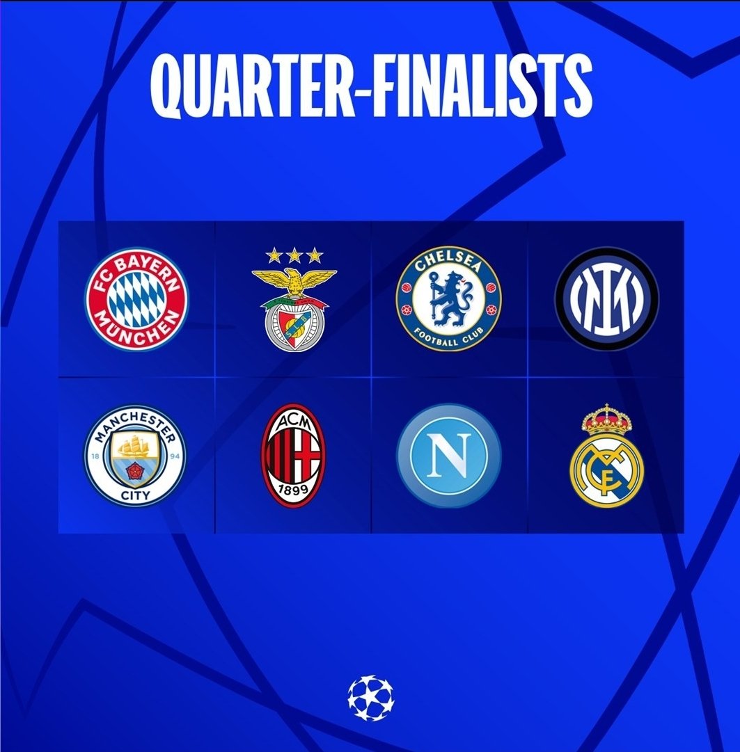 PoojaMedia's tweet image. The Champions League Draw is tomorrow, guess 2 quarter-final fixtures correctly &amp;amp; win 3K. 

3K each for 10 people. 

Follow, RT &amp;amp; Reply. 👇