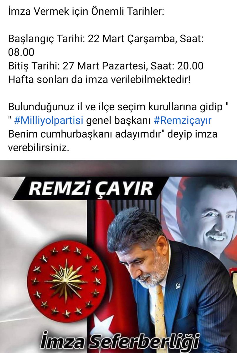 #Remziçayır
#Milliyolpartisi
#MuhsinYazıcıoğlu