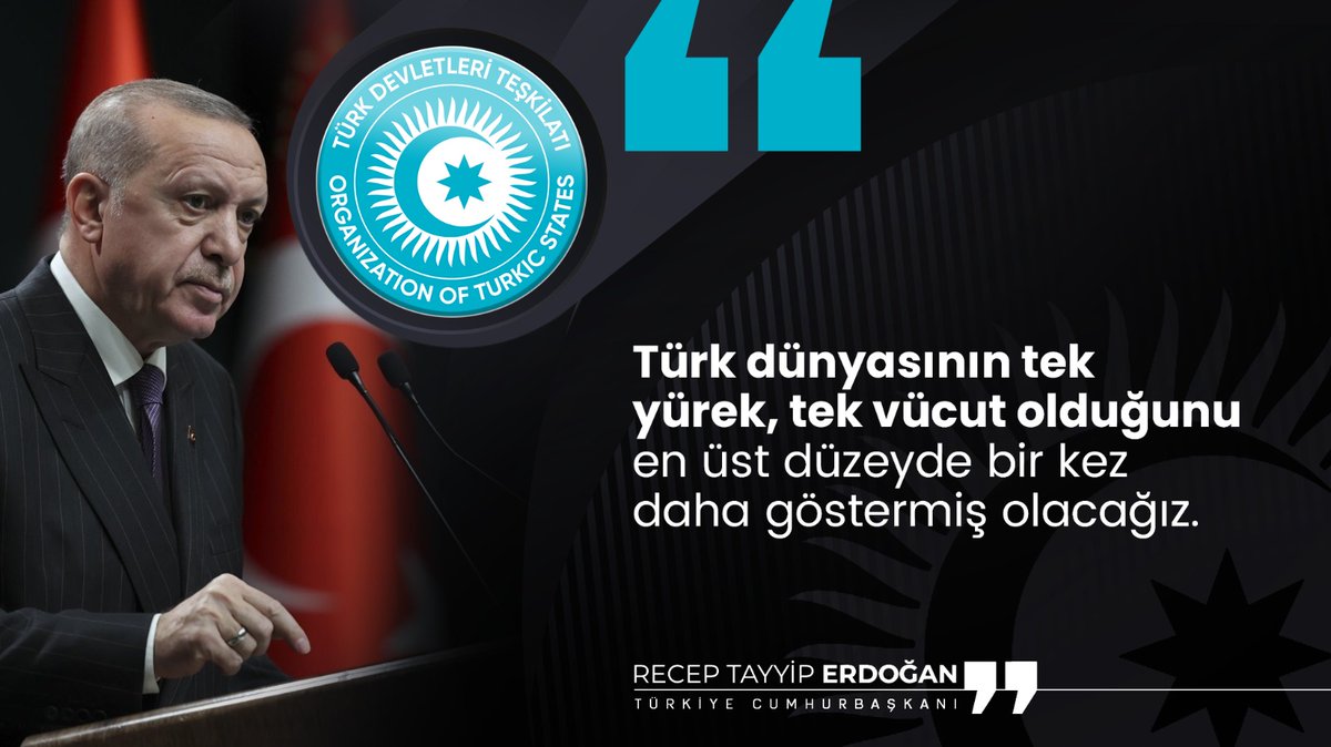 CalisirMehmet's tweet image. 🔸Cumhurbaşkanımız @RTErdogan:

🔸"(Türk Devletleri Teşkilatı Olağanüstü Zirvesi) Türk dünyasının tek yürek, tek #vücut olduğunu en üst düzeyde bir kez daha göstermiş olacağız."👇
