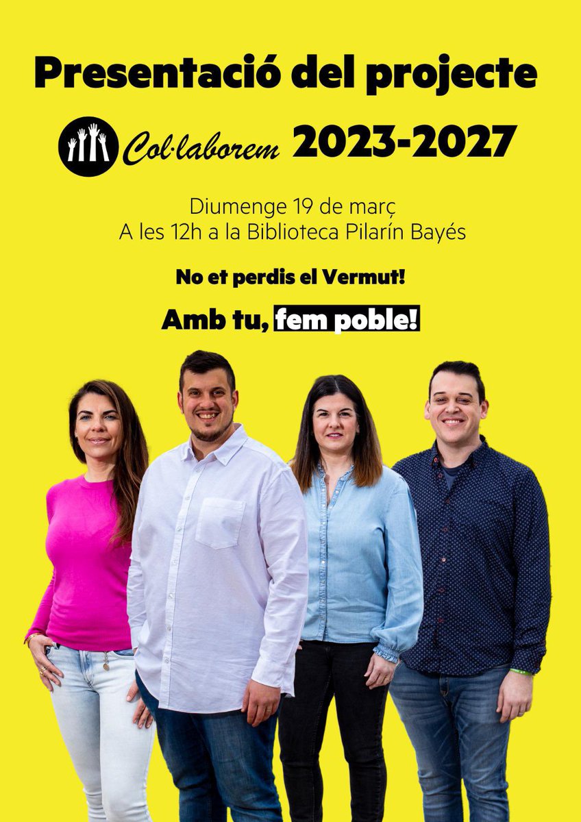 Col·laborem tweet media