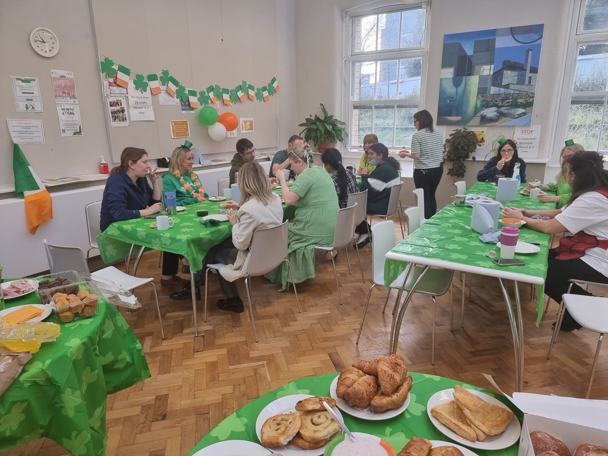 declarkee's tweet photo. St Patrick's Day breakfast morning in #grangegormanpcc in aid of Macro Senior Citizens Club, thanks to @TescoIrl for their donation @HSECHODNCC @HSELive @HSEvalues https://t.co/KaV2eLO8kM