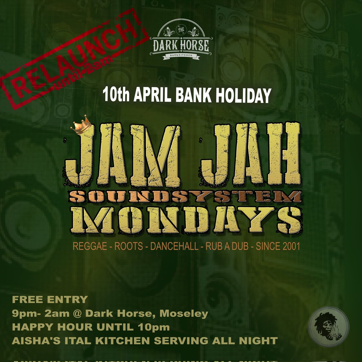 Damon Wilding (@bongo_damo) on Twitter photo RT Robin_FF: 10th April at the <a href="/DarkHorseMosele/">Dark Horse Moseley</a>, <a href="/JamJahSound1/">Jam Jah Sound</a> Reggae Mondays are back! Special guest <a href="/YTReggae/">YT</a> alongside <a href="/MykiTuff/">Myki Tuff</a> <a href="/bongo_damo/">Damon Wilding</a> for a night of #soundsystem vibes #reggae #dancehall #jamjah #mondaymotivation #itsabrumting #badlands #birmi… RT Robin_FF: 10th April at the <a href="/DarkHorseMosele/">Dark Horse Moseley</a>, <a href="/JamJahSound1/">Jam Jah Sound</a> Reggae Mondays are back! Special guest <a href="/YTReggae/">YT</a> alongside <a href="/MykiTuff/">Myki Tuff</a> <a href="/bongo_damo/">Damon Wilding</a> for a night of #soundsystem vibes #reggae #dancehall #jamjah #mondaymotivation #itsabrumting #badlands #birmi…
