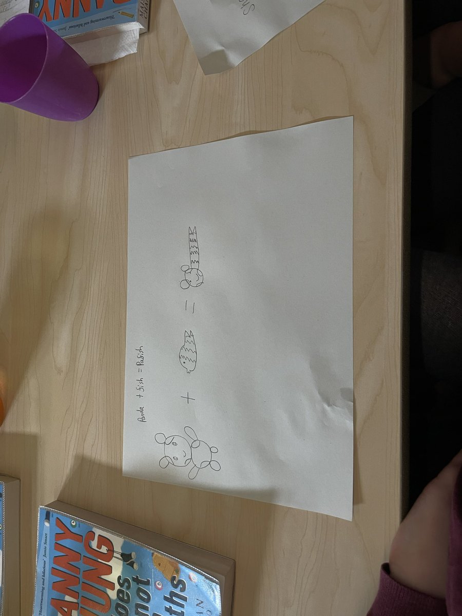 I had a great time <a href="/Annbank_PS/">Annbank_Primary</a>  and <a href="/MonktonPS/">Monkton Primary School & EYC</a> today with <a href="/MaisieWrites/">Maisie Chan - Nate Yu's Blast From the Past author</a> hearing about her books! Check out the animal combos the pupils came up with. 📚✏️ #readwoke