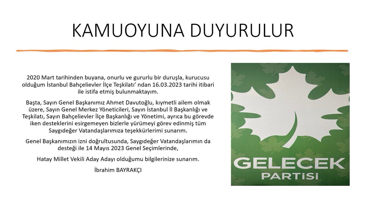 ibrahim_byrkci's tweet photo. “İlk vekil biz olmadık ama en iyi vekil biz olacağız.”
15 Mayıs sabahı ülkemize 
Huzur milletimize Güven Gelecek @Ahmet_Davutoglu @selcukozdag @abdullahbasci @cancankesen @gkaya07 @nfzcaner @SelimTemurci @yavuzselimkoc43 @isamesihsahin @cumaicten @MehmetBekhan @fovundur https://t.co/x1IGrkChMu