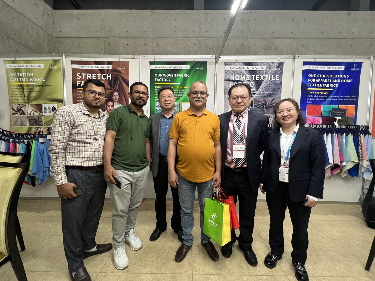AnikAzad4's tweet image. Meeting with fabric manufacturers @