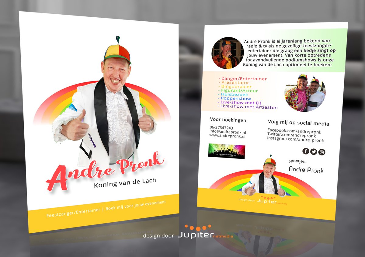 ANDREPRONK's tweet photo. wat leuk. de agenda voor carnaval 2024 begint al vol te lopen.
Dus boek jij ook alvast voor carnaval. en het feest is compleet.
Neem contact op via pronk entertainment
06 37347243 of mail info@andrepronk.nl
#carnaval2024 #agenda #feest #dakeraf #gezelligheid https://t.co/7arhz6TAWf