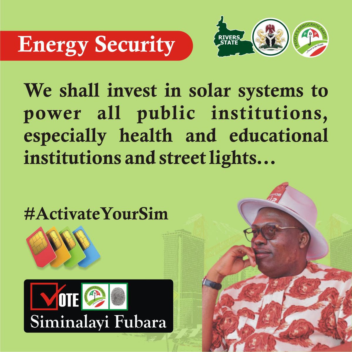 vicktor50's tweet image. Governance is all about the happiness of the people.
#SimFubara