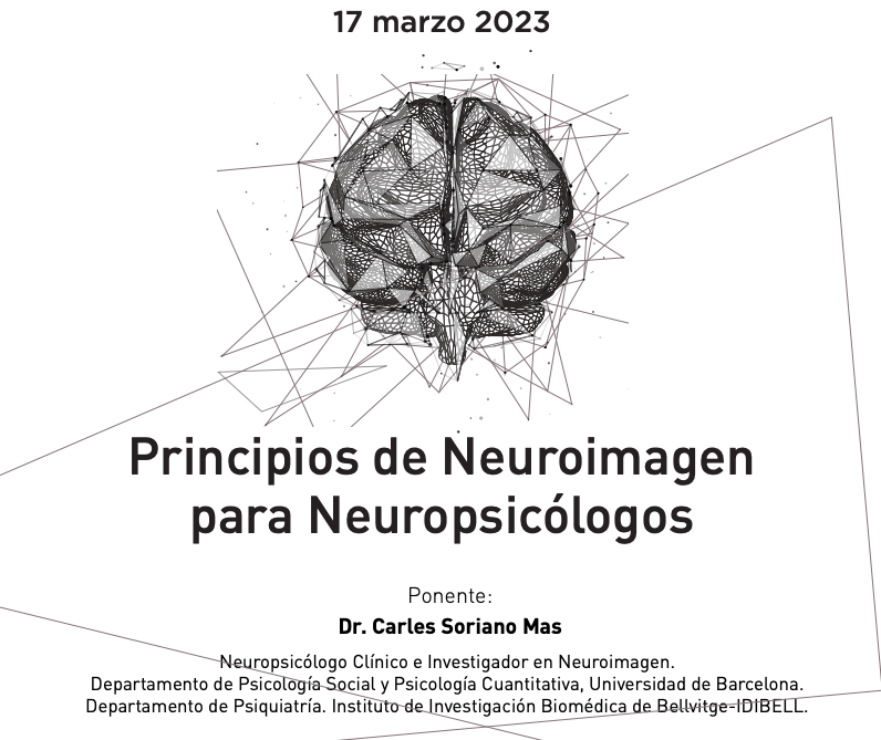 Terramgar's tweet photo. Mañana, a las 15 h, estaré moderando el curso "Principios de Neuroimagen para Neuropsicólogos" que impartirá Carles Soriano, y que la sección de neuropsicología de la @seneurologia ha organizado. Es gratuito y aún quedan plazas (pocas), podéis inscribiros https://t.co/Vw26NyZvUJ https://t.co/m9Ndt4B2PT