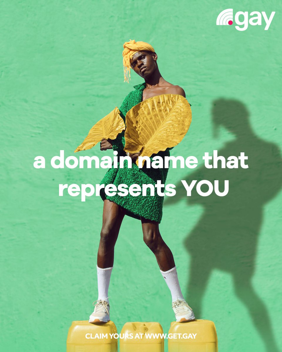 Let YOUR true colors shine 🌈 ✨ online with a .gay domain! 

Claiming yours at Get.gay is the first step to creating a more inclusive and safer internet. 

#DotGay
#GetDotGay
#QueerTheInternet