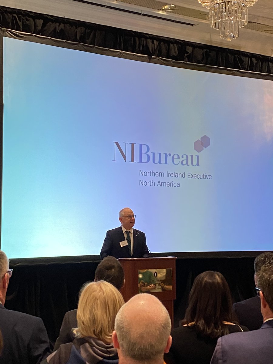 AmericanChamber's tweet photo. AmCham had a fantastic morning with the @NI_Bureau
in Washington DC, where we heard from Jayne Brady, Head of NI Civil Service and U.S. Special Envoy to Northern Ireland for Economic Affairs @joekennedy
#AmChaminDC https://t.co/YV1iiNIwe9