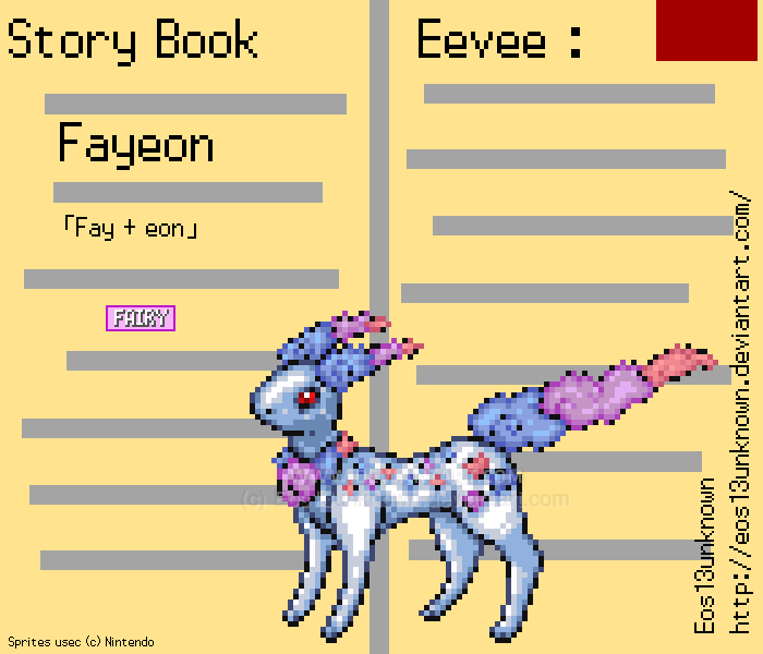 Eos13unknown's tweet photo. I made the "Story book Eevee" months ago, I wanted to give it better Evolutions. https://t.co/8gKeGRkhhr