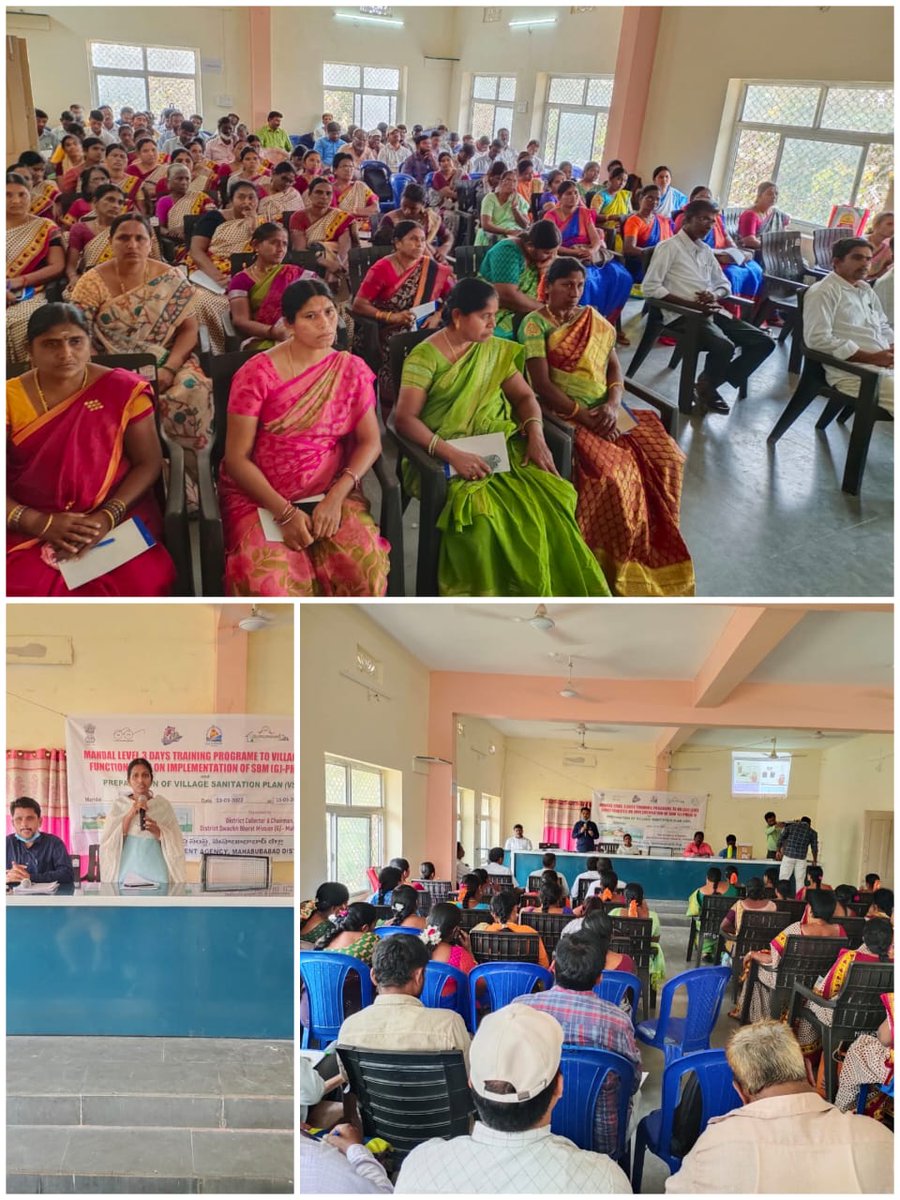 mpdo_dornakal's tweet photo. Implimentation of SBM(G), Phase-|| 3days Training program at Mpp Dornakal and, VSP prepartion at GP Chapla thanda (Modal GP) in Dornakal mandal. https://t.co/PTbkJ3S7D0