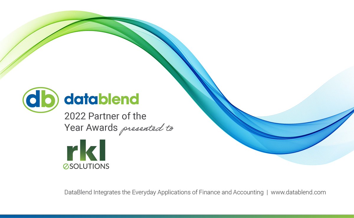 We're honored to have been selected as DataBlend's 2022 VAR Partner of the Year! Thank you and congratulations to everyone on our team for their hard work and dedication to providing the very best service to our clients!
