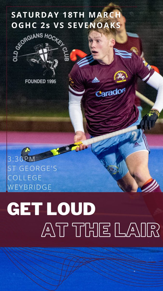 OldGeorgiansHoc's tweet photo. Game not to be missed @SE_HockeyUK #oghc https://t.co/azlcG34qUW