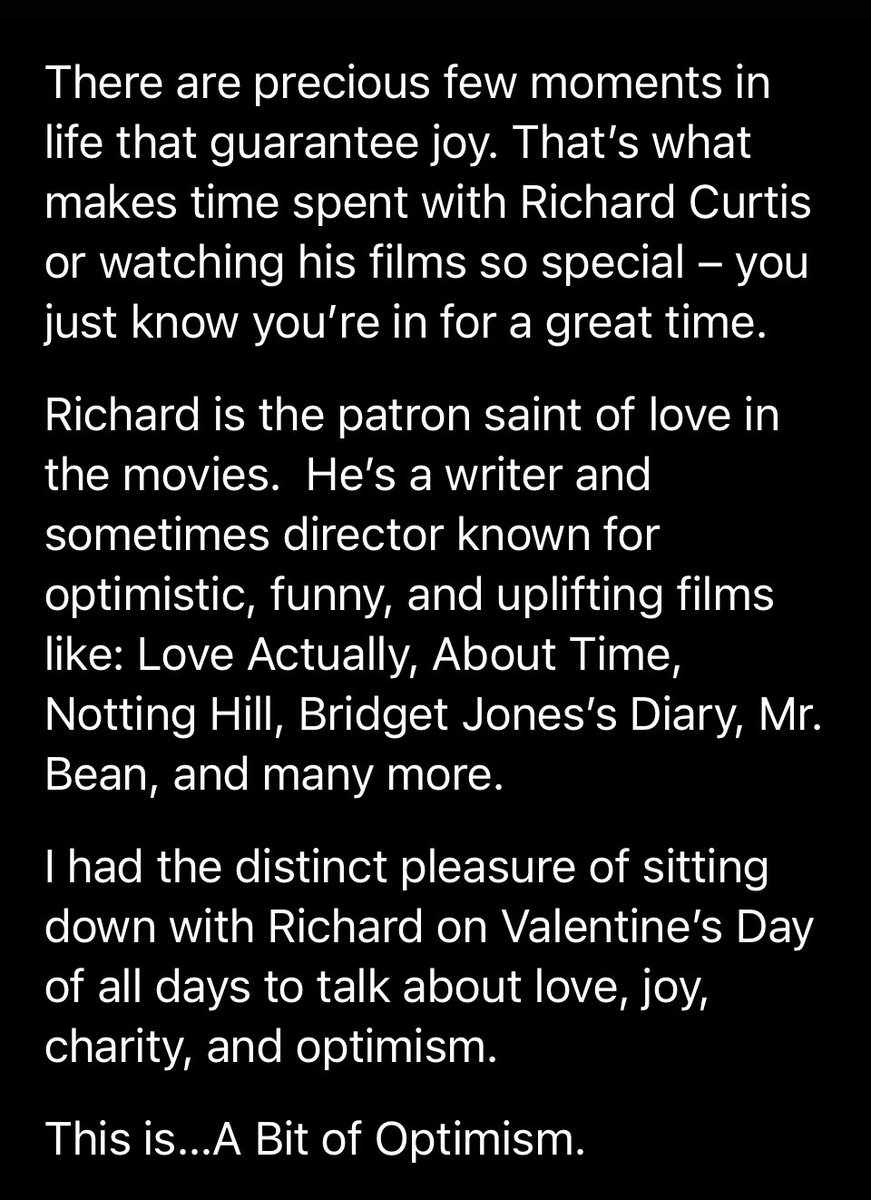 LiviaChanL's tweet photo. ❤️ Love the idea of “guaranteed joy” that @simonsinek &amp; Richard Curtis talked about on #ABitofOptimism #podcast episode. We need to appreciate joy. Have a listen!

https://t.co/wMe3Qtu60X https://t.co/netWvDeUf6