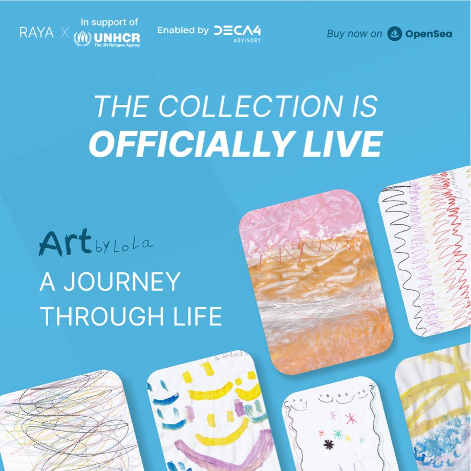 The wait is over! The NFT collection by Lola is now available for purchase. Join us on this creative adventure! #NFTs #web3 #art