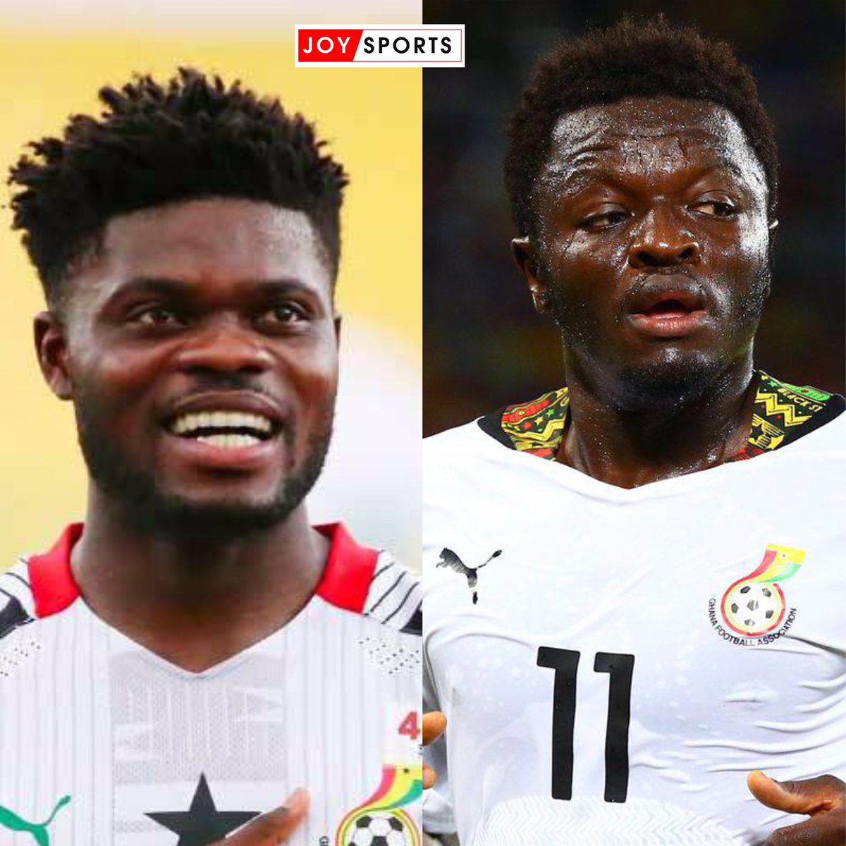 JoySportsGH's tweet photo. 🇬🇭 𝗗𝗲𝗰𝗶𝘀𝗶𝗼𝗻 𝗧𝗶𝗺𝗲: 🤔 

At their prime, who would you pick to anchor the Black Stars midfield: 𝙏𝙝𝙤𝙢𝙖𝙨 𝙋𝙖𝙧𝙩𝙚𝙮 𝙤𝙧 𝙎𝙪𝙡𝙡𝙚𝙮 𝙈𝙪𝙣𝙩𝙖𝙧𝙞?

#JoySports https://t.co/aK5ZtLyGt5