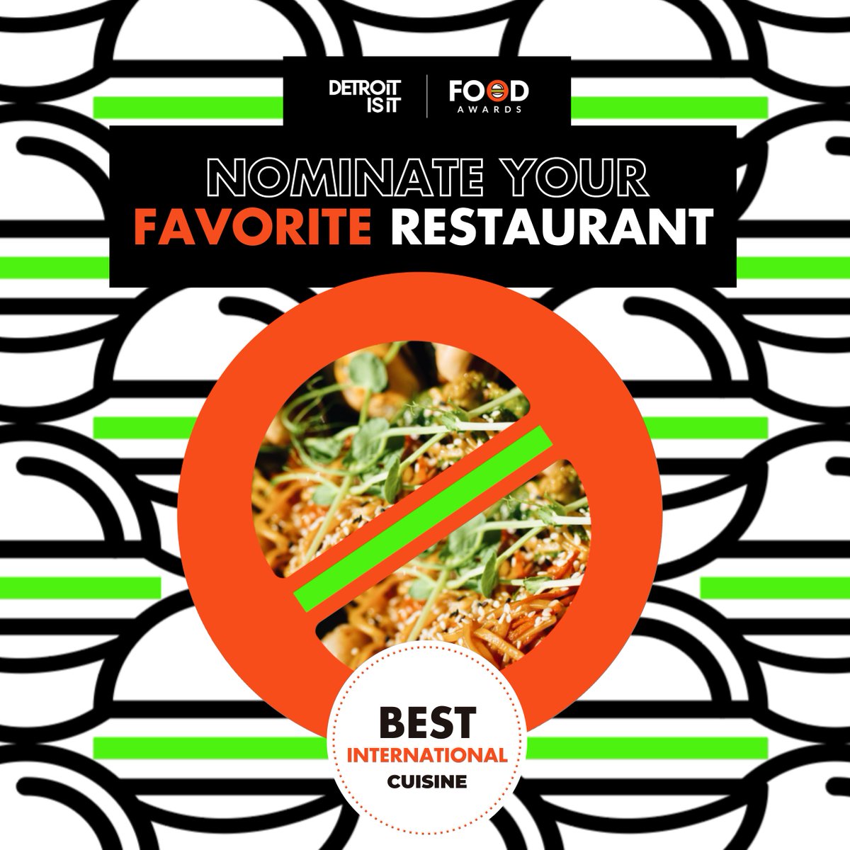 Detroitisit's tweet photo. Do you have a special place in your ❤️ for a #DetroitRestaurant that always delivers delicious meals? Now is the time to show them some love.

Let us know which international cuisine, fine dining spot, and best location in Detroit should take home the #DIIFoodAwards and why it deserves the recognition. Winners will be announced this spring!

https://t.co/WlyRRMby0C