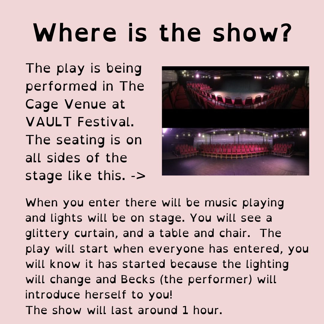 GTTheatreUK's tweet photo. If you are coming to or thinking about seeing #Melonade at @VAULTFestival but aren't sure - our new Social Story might help you! We are all about celebrating neurodiversity and putting accessibility first, so we are really pleased to be sharing this with you all 🥰 https://t.co/1eaQFiXBzH