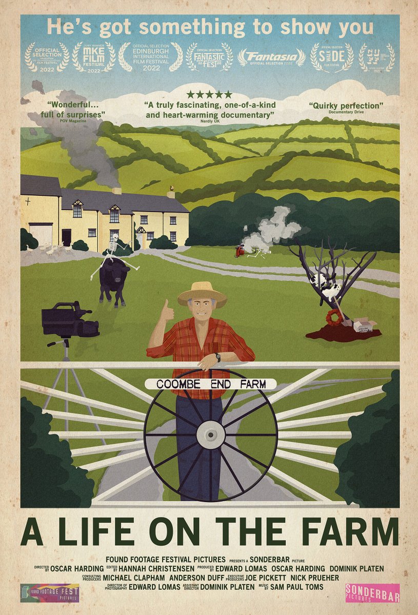 firstshowing's tweet photo. Official Trailer for Eccentric British Farmer Doc 'A Life on the Farm' https://t.co/3GTJGf8EWG #docs
#ALifeontheDarm #CharlesCarson #farmer @Drafthouse https://t.co/G3Z7atMbtP
