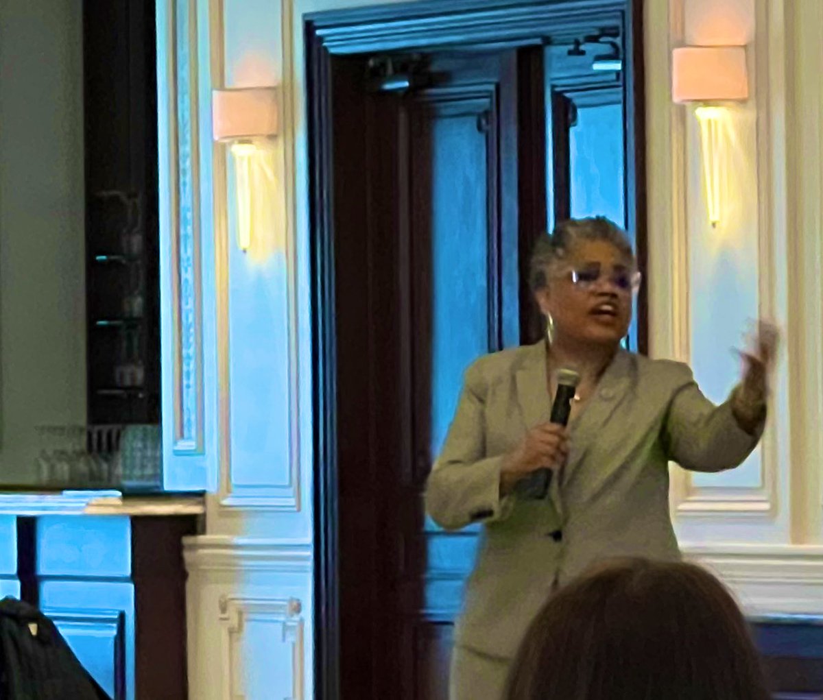 iGraceWhite's tweet photo. Thank you Acting New Jersey Commissioner of Education, Dr. Angelica Allen-McMillan, for speaking to us today #bcasa about weighty educational issues. @NewJerseyDOE https://t.co/kiSC2VhjSI
