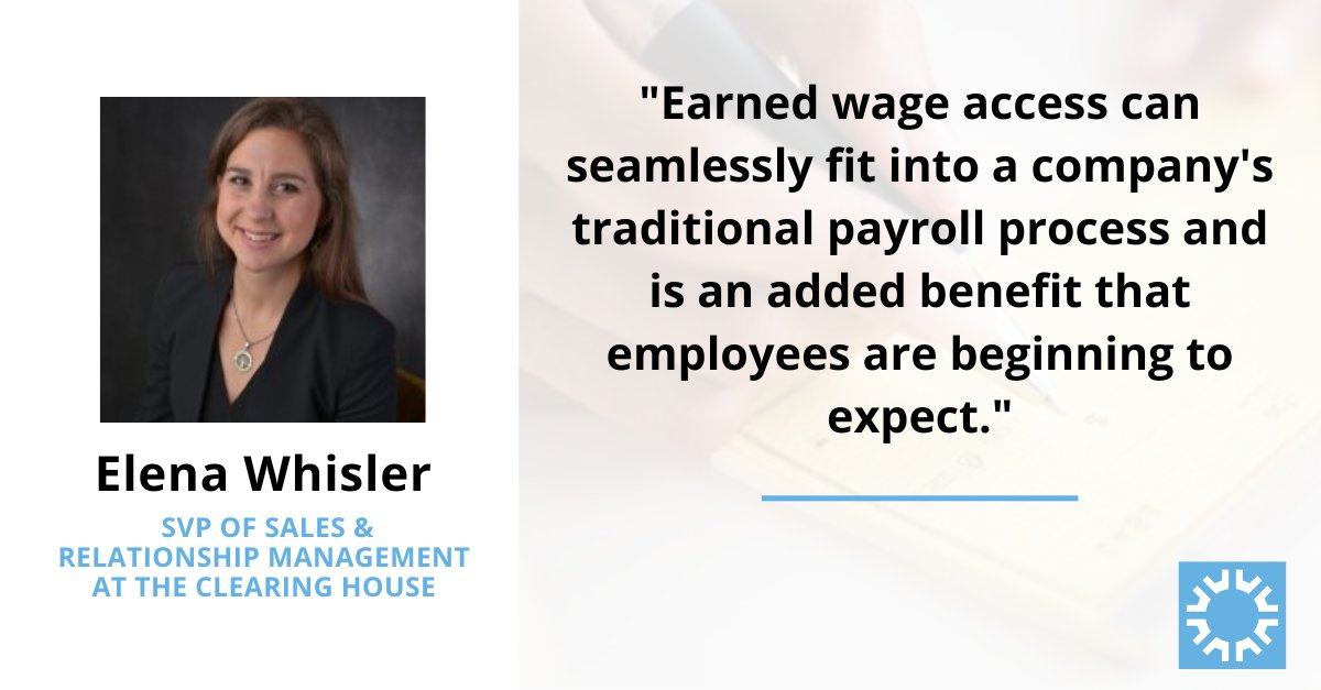 Rolling out #EarnedWageAccess shouldn't be scary. Our SVP customer relationship management debunks common misconceptions many #HR leaders have about EWA here: theclearinghouse.org/payment-system…

#Payroll