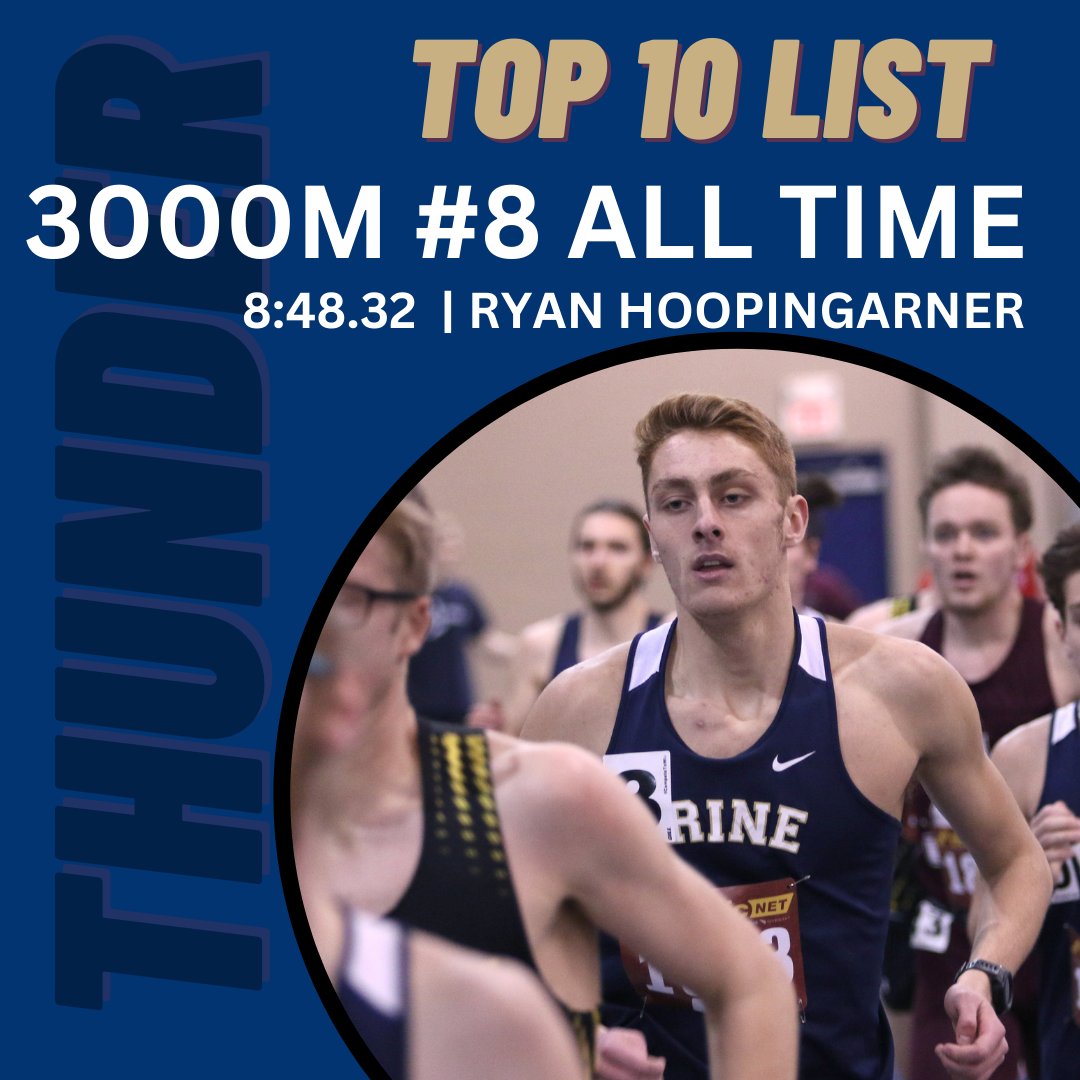TrineXCTF's tweet photo. The 3K had some serious revamping this season! 
Sophomores Joseph Packard rounded out his phenomenal season by moving up to #4 on the list.
Freshman, Ryan Hoopingarner and senior Holden Martin were also able to crack onto the Top 10 List!

Great way to end the season! https://t.co/6vsiNn4XJg
