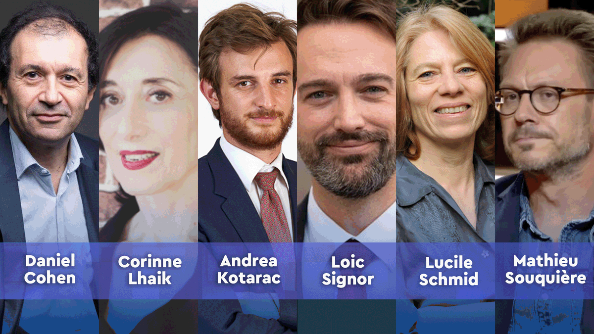 Ccesoir's tweet photo. ⏰ 22h35 EN DIRECT @france5tv
▶︎▶︎ RETRAITES : ÇA PASSE ET ÇA CASSE 
📌Daniel Cohen, Économiste
📌@AndreaKotarac Porte-parole @RNational_off 
📌@MSouquiere Essayiste
📌@lucileschmid de @LaFabriqueEcolo
📌Corinne Lhaïk, de @lopinion_fr
📌@loicsignor Porte-parole @Renaissance https://t.co/evTFoAVFrs