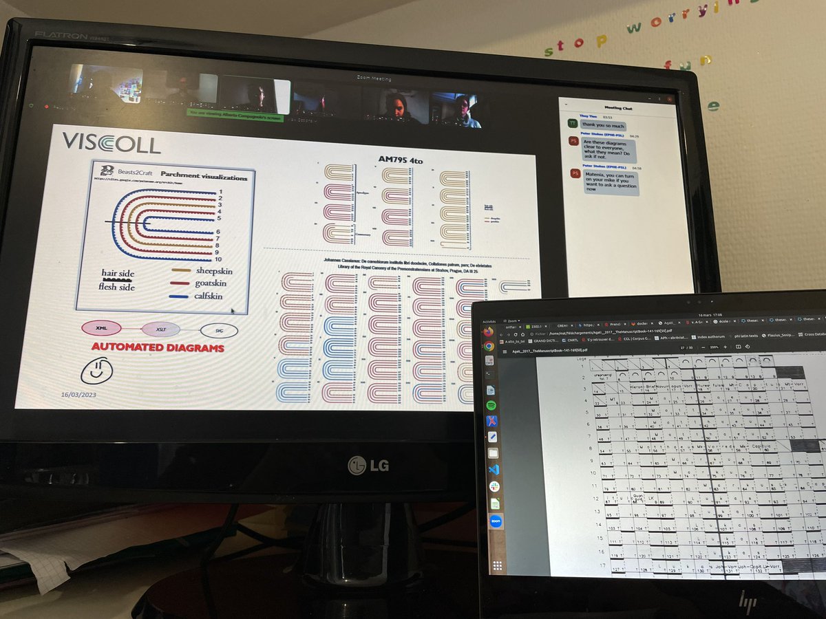malamatenio_'s tweet photo. Great talk by @ACampagnolo on digital codicology and the #VisColl tool, on modelling limits and ways of representing physical structure of manuscripts 📚📖📒 so intricate and interesting! https://t.co/ViqmBvMYHK