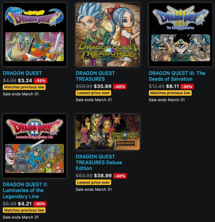 Nintendeal's tweet photo. Dragon Quest sale on US eShop: https://t.co/rKUsZs5rQn https://t.co/rwfKVYy5J2