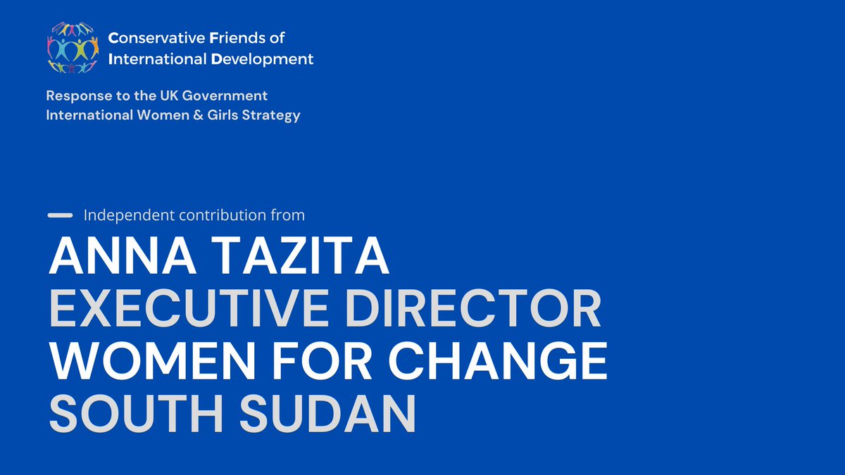 During our recent Women &amp; Girls Strategy briefing and panel event with CFID members and supporters, we received contributions from <a href="/nsitima/">Nancy Sitima</a> from <a href="/ForumforWomeni1/">Forum for Women in Development</a> and <a href="/AnnaTazita/">Anna Tazita</a> from <a href="/WomenForChange7/">Women For Change (WFC)</a> - click the link below to hear from Nancy and Anna

cfid.org.uk/cfid-discusses…