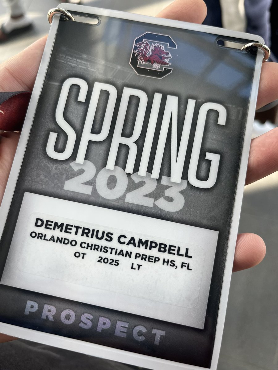 Demetrius campbell (@demetriuscamp06) on Twitter photo Had a great time at <a href="/GamecockFB/">Gamecock Football</a> on an unofficial visit <a href="/CoachTeasley/">Lonnie Teasley</a> <a href="/coachlynch42/">james lynch SR</a> Had a great time at <a href="/GamecockFB/">Gamecock Football</a> on an unofficial visit <a href="/CoachTeasley/">Lonnie Teasley</a> <a href="/coachlynch42/">james lynch SR</a>