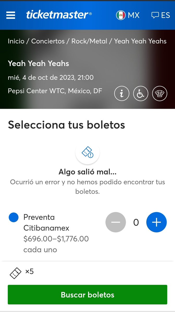 amaranta_img's tweet photo. @Ticketmaster_Me @YYYs https://t.co/Hpw50rXO0B