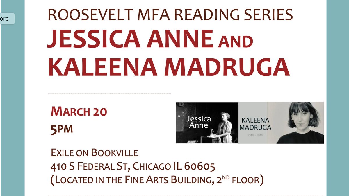Kaleena Madruga will be reading from Does It Hurt? March 20th at Exile On Bookville in Chicago!  ❤️🦇

+ Jessica Anne will be reading from her new book Sex With My Family out this April. Can't wait! 
@BookvillExiles @Jampackets @kaleenamadruga 
follyxo.com/does-it-hurt