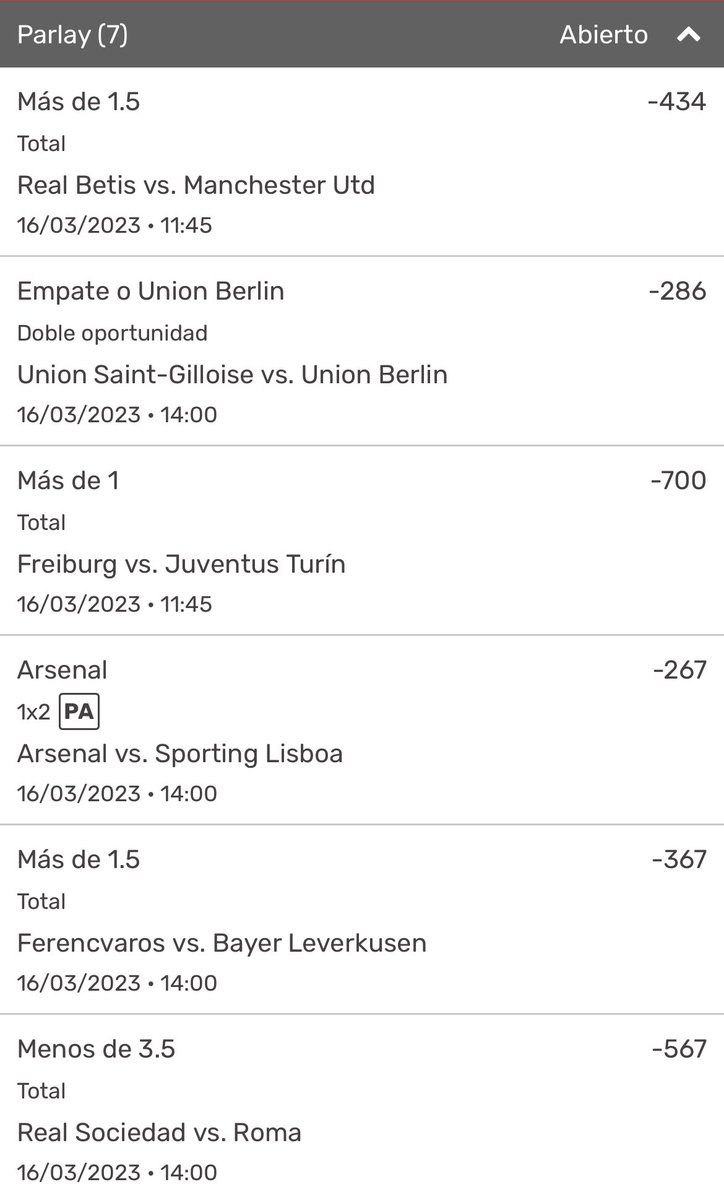 Los Tres Mosquetipsters on Twitter "SUERTE A TODOS Parlay RATONERO