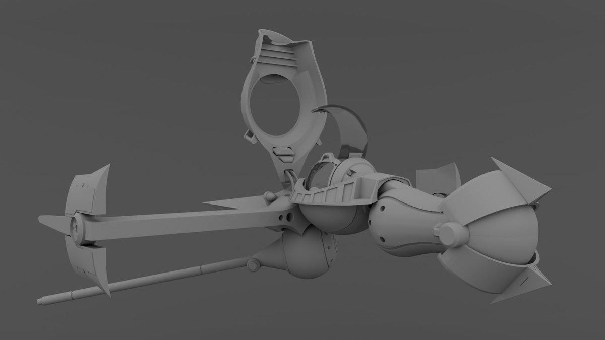 fogg133's tweet photo. Swordfish II modelled in Maya all hard-surface ready to be UV'd and animated. #AutodeskMaya #3D #3dmodeling #Maya #hardsurfacemodeling #hardsurface #CowboyBebop #spaceships #scifi https://t.co/Rzeb6mQvvF
