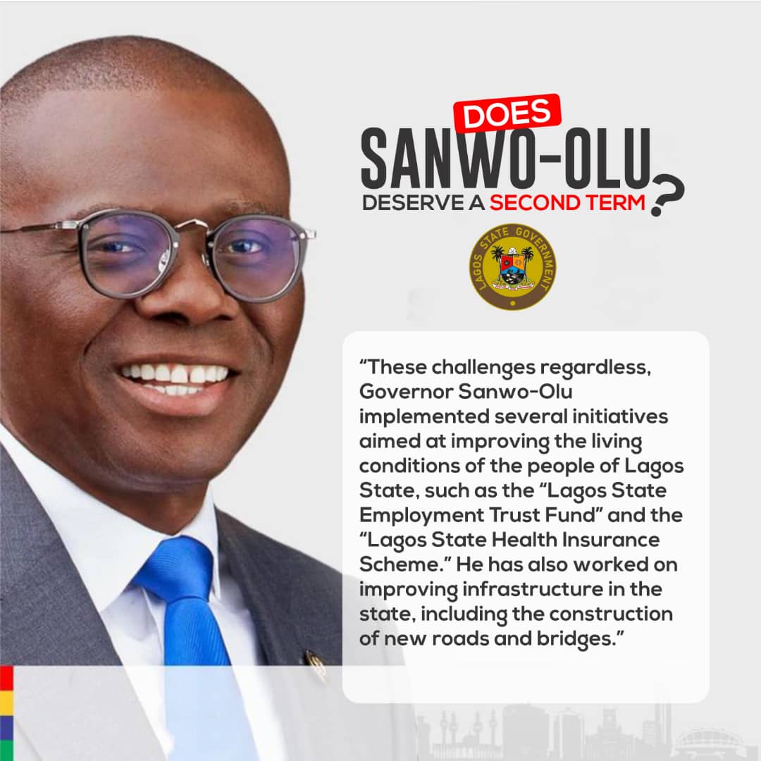 BelloShemilore's tweet photo. Does Sanwo-Olu deserve a second term?

Yes? No?

Let's check if he deserves it on these pictures.

#SanwoAgain https://t.co/v9JigLvFga