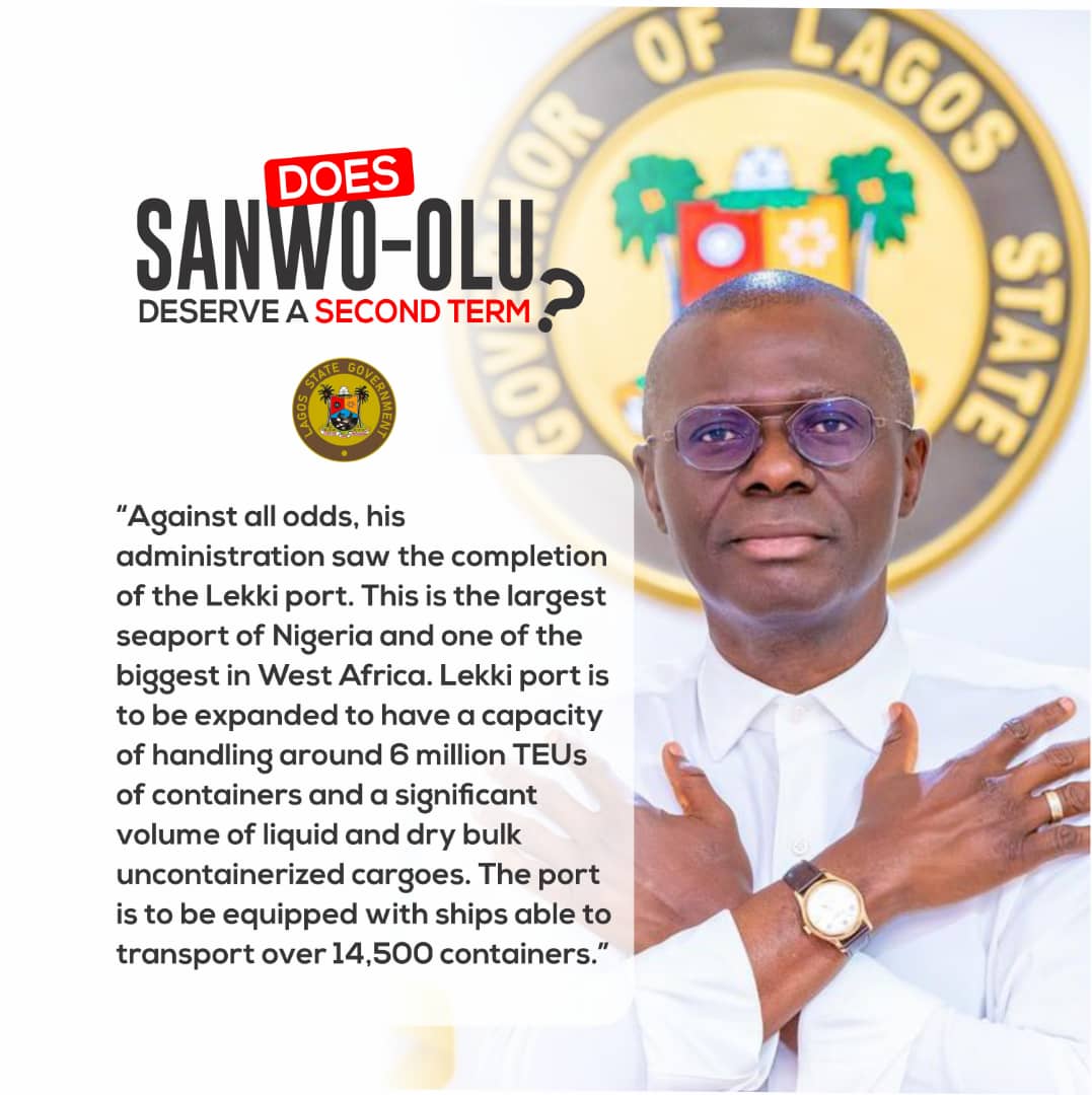 BelloShemilore's tweet photo. Does Sanwo-Olu deserve a second term?

Yes? No?

Let's check if he deserves it on these pictures.

#SanwoAgain https://t.co/v9JigLvFga