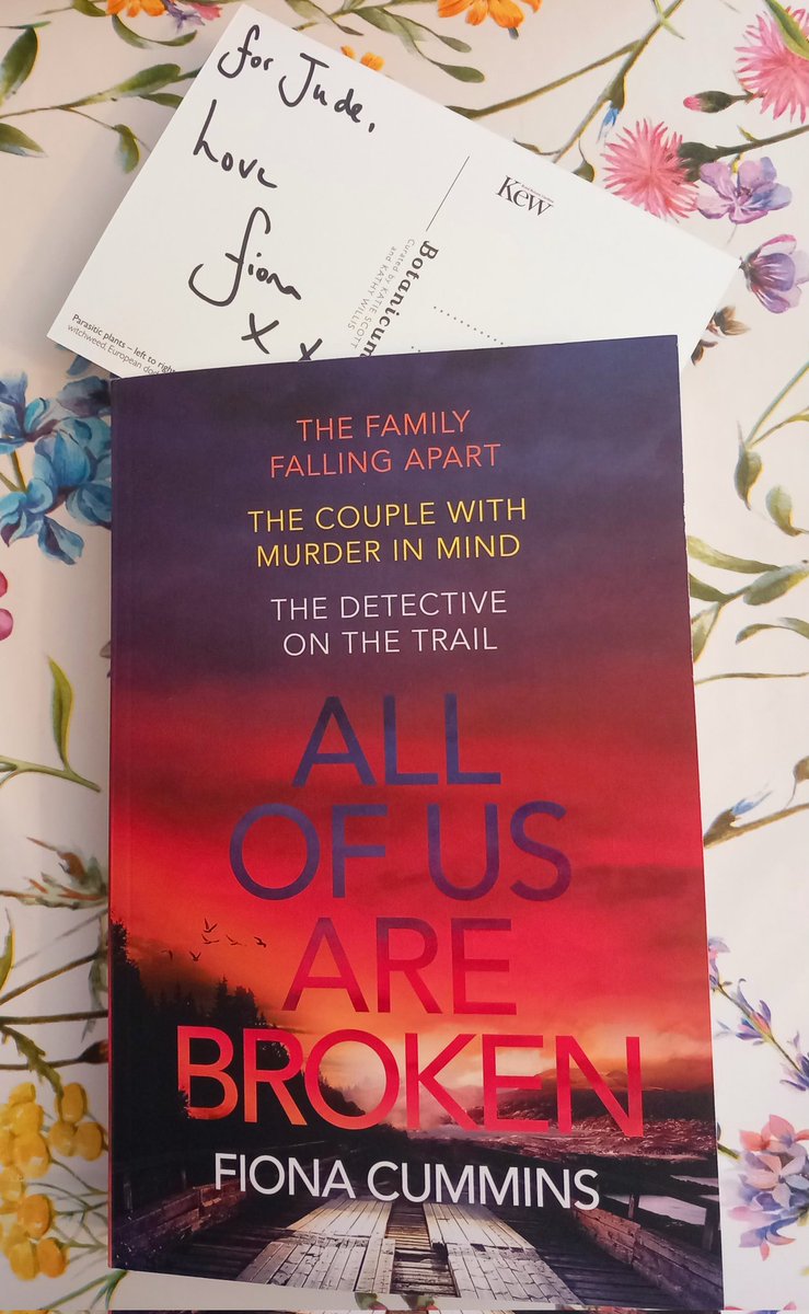 My #NextRead is #AllOfUsAreBroken by @FionaAnnCummins thank you Ma'am for my signed copy! I couldn't wait any longer to read this!!! @panmacmillan @laurasherlock21 #thrillerfiction #bloggerread