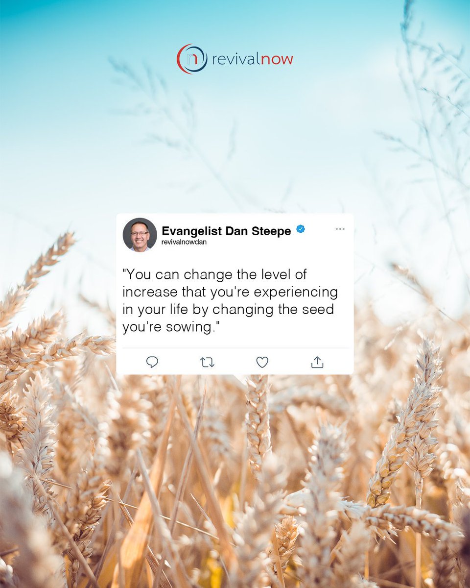 revivalnowdan's tweet photo. If you've sown bad seeds before, you can change the trajectory of your life by sowing more good seeds that will increase your harvest and improve your life.
https://t.co/GJCsjsEf20
#RevivalNow #Revival #Harvest #Encouragement #ALifeOfIncrease #MessageHighlight https://t.co/9LkcYIrKZo