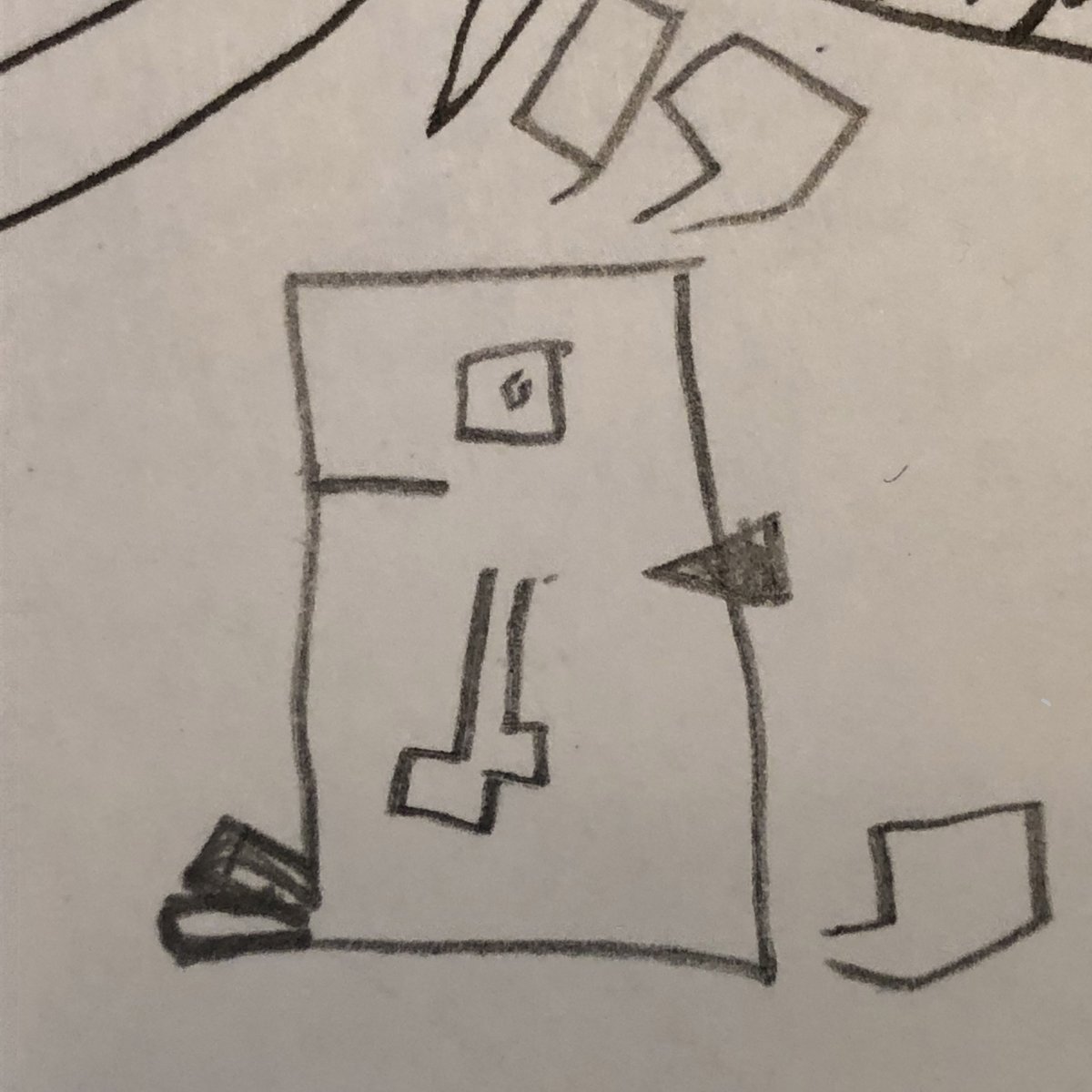PaulGilligan10's tweet image. My son Evan’s drawing of “Robot Poncho.” Send me your kid’s drawing of Poncho or Pluto Rocket and I’ll post it and enter you in a draw for an original sketch!

#giveaways #originalsketch #plutorocket #poochcafe #poncho #kiddrawing