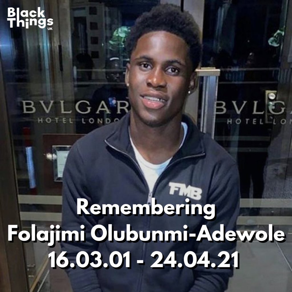 Remembering 
Folajimi Olubunmi-Adewole 
16.03.01 - 24.04.21

Jimi jumped into the river thames to save a women from drowning.

Today would’ve been his 22nd Birthday