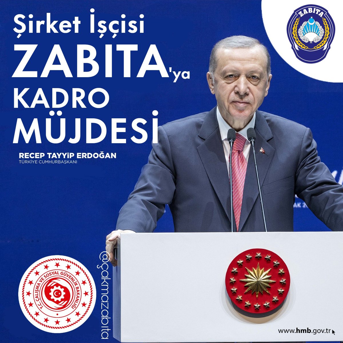 Belediye Şirket İşçisi Zabıtalar Olarak
Taşeron dan farkımız yok 
Belediye Şirket İşçiliği Kadro Değildir
Taşeron zabıta da olmaz
Şirket işçisi zabıta da olmaz
Seçimden önce 
Yarın Değil Hemen Şimdi
Kadrolarımız Verilmelidir 

TaşeronunHakkı Ötelenemez
<a href="/Akparti/">AK Parti</a> <a href="/cbsbb/">T.C. Cumhurbaşkanlığı Strateji ve Bütçe Başkanlığı</a> <a href="/vedatbilgn/">Vedat Bilgin</a>