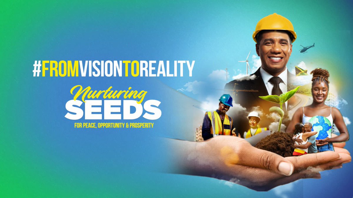 Tune in at 2pm today via @AndrewHolnessJM's social media pages for the presentation by the PM in the 2023 budget debate. Hear his message, from Vision to Reality. @pbcjamaica and @JISNews will also be streaming live.
#VisionToReality 
#PMHolness 
#BetterJamaica 
#BudgetDebate2023