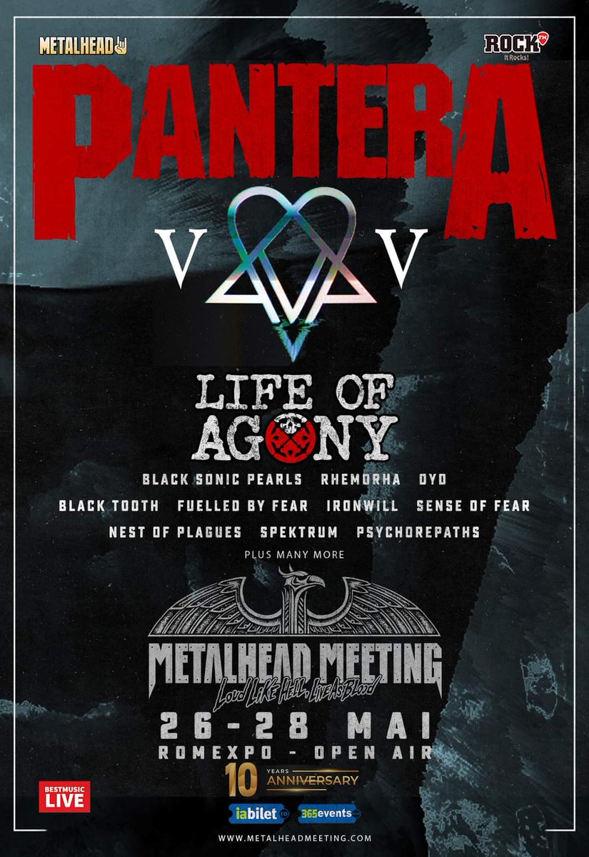 tunavuralbt's tweet photo. PanterA &amp; Black Tooth
on 27th May in Romania https://t.co/hrPgPNOW5f