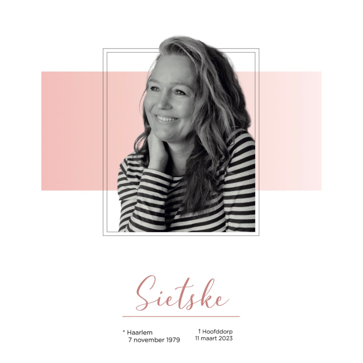 Mirjam Louwen-van Bekkum namens Nooit Voorbij tweet media