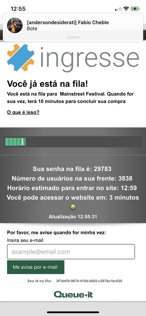 Andersonzzapi's tweet photo. R$80,00 reais o ingresso, cadê eles ?
Acessei a plataforma antes de 13h
Quando acessei já estava no lote 185,00 + taxa isso era 13:05h no máximo.
@borgesog @orochi1999_ 
??????????????????? https://t.co/b1wu3XPeKT