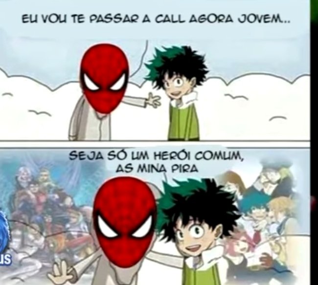 No mundo e 2 tipo de super-heróis/mas tem o miranha