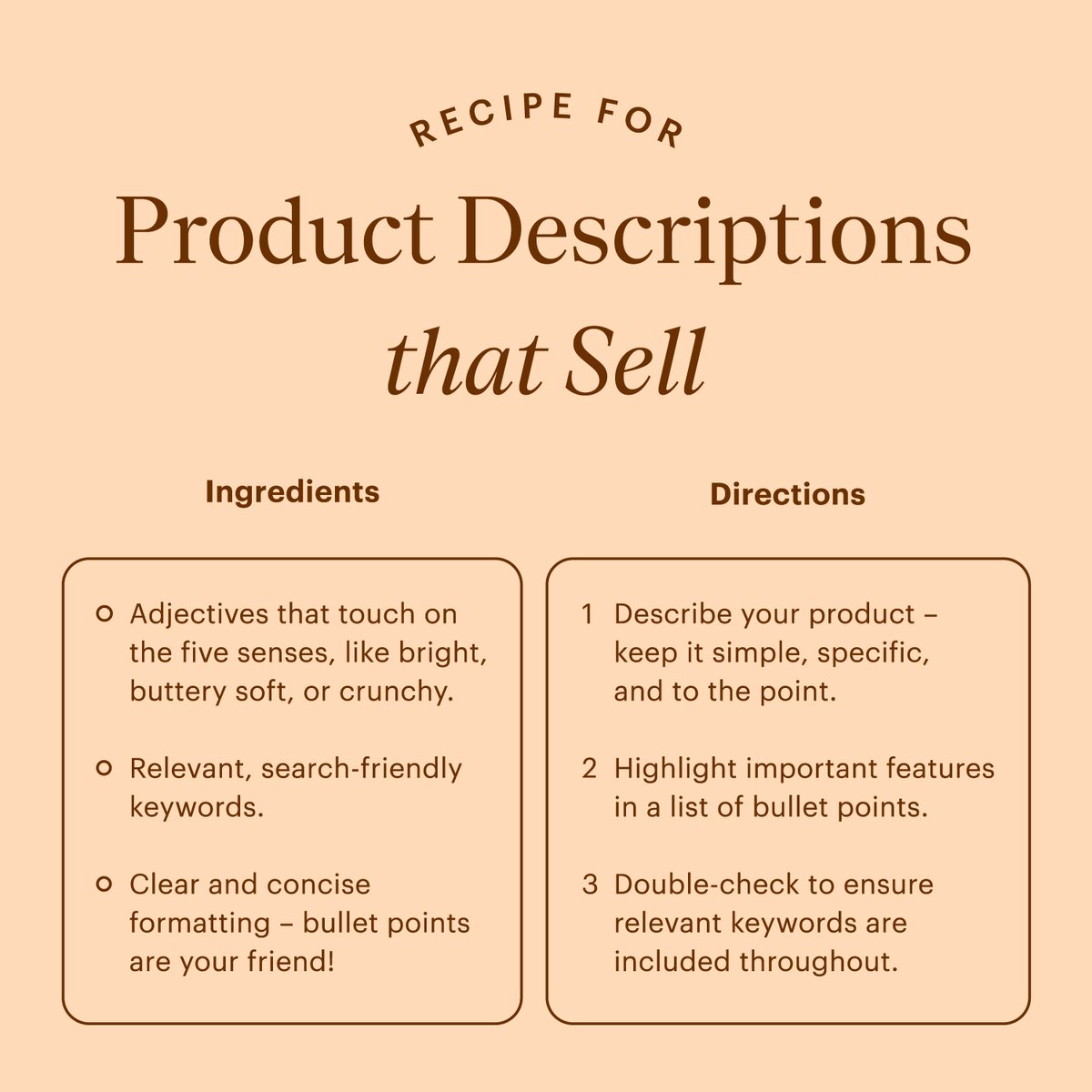 Writing product descriptions should feel less like this: 😣😵‍💫😕 and more like this: 😁😎🤩 We’ve assembled some of the best tips and tricks to help you write descriptions for your Faire shop and website: spr.ly/60123fMNI